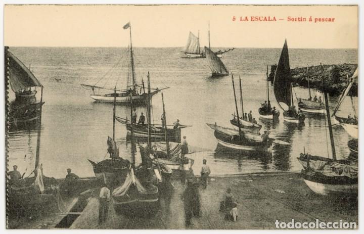 Postcards: a06394 escala sortint a pescar esquirol n&ordm;5 sc