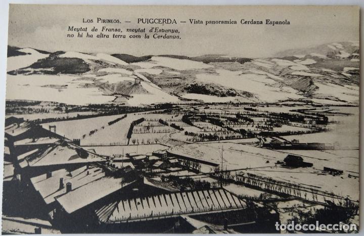 Postales: PUIGCERDA VISTA PANORAMICA DE LA CERDANA ESPA&Ntilde;OLA