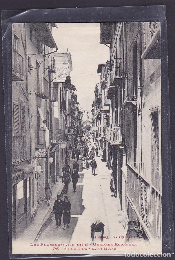 Postcards: POSTAL PUIGCERDA CALLE MAYOR
