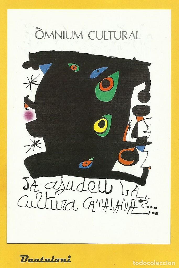 Postales: &Ograve;mnium Cultural. Cartel de Joan Mir&oacute;