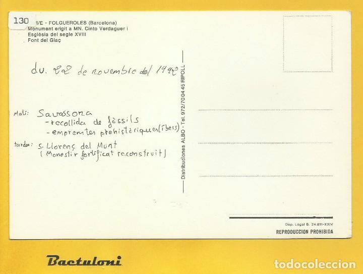 Postales: Folgueroles. Iglesia y parque - Foto 2
