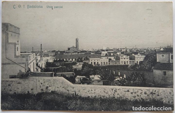 Cartoline: BADALONA VISTA PARCIAL REVERSO PUBLICIDAD CASA NONELL