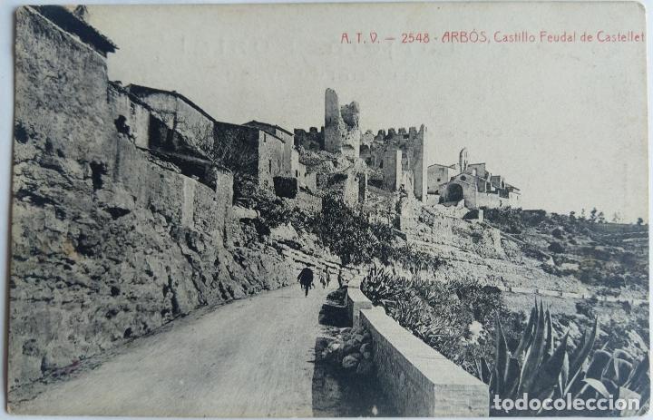 Postales: ARBOS CASTELL FEODAL DEL CASTELLET - Foto 1