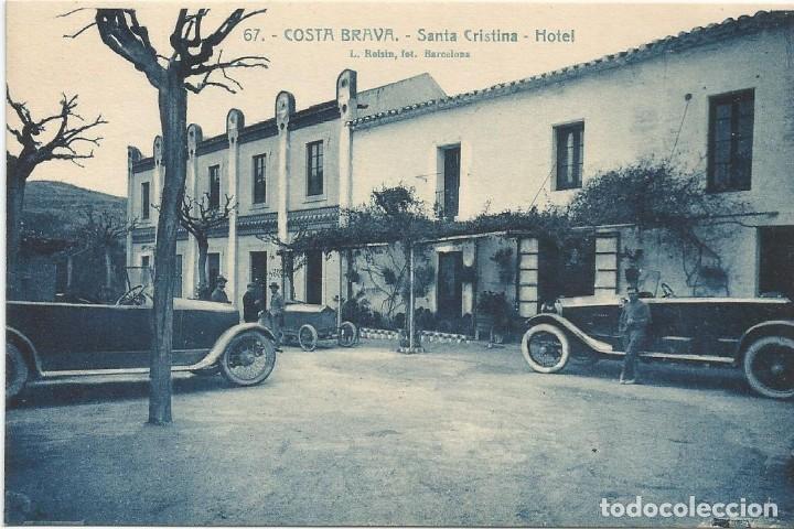 Postales: COSTA BRAVA. SANTA CRISTINA. - HOTEL.N&ordm;67. L, ROISIN.