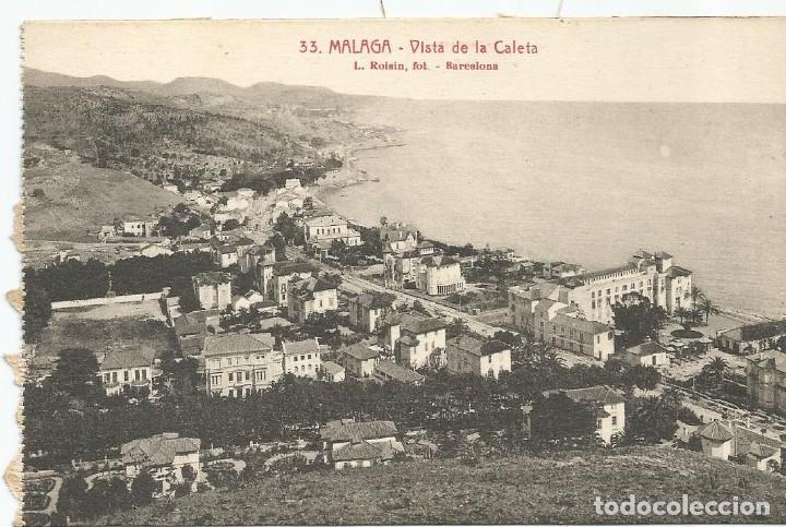 Postcards: MALAGA. - VISTA DE LA CALETA.N&ordm;33. L, ROISIN. sin circular.