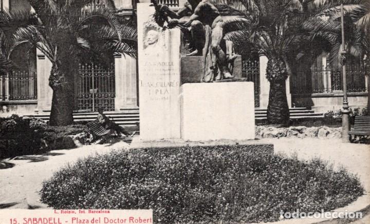 Postkarten: sabadell. 15 plaza doctor robert. roisin