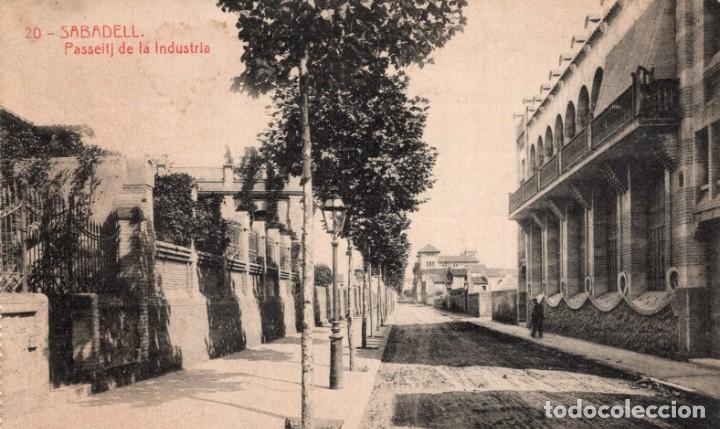 Postales: sabadell. 20 passeig de la industria. ed. e. ll. - Foto 1