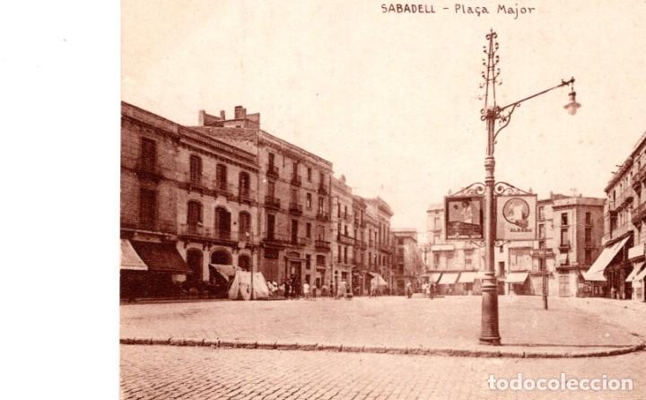Postales: sabadell. pla&ccedil;a major - Foto 1