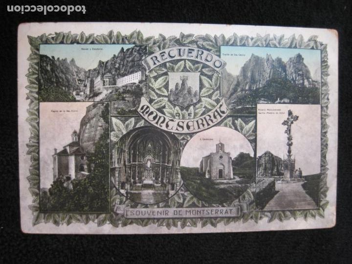 Cartes Postales: MONTSERRAT-ABSIDE Y ESCOLANIA-CAPILLA STA CECILIA-STA CUEVA-GERONIMO-L.ROCA-POSTAL ANTIGUA-(77.764)