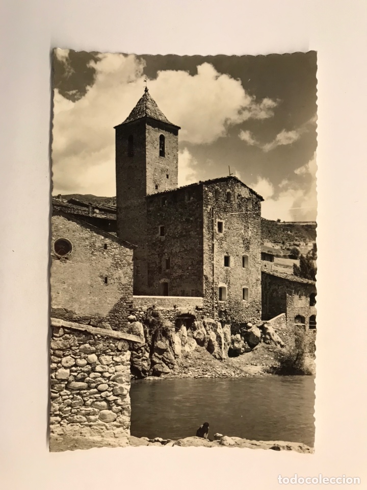 Postales: ALTO RIBAGORZANA (Lerida) Postal No.PONT DE SUERT. Iglesia Parroquial (h.1960?)