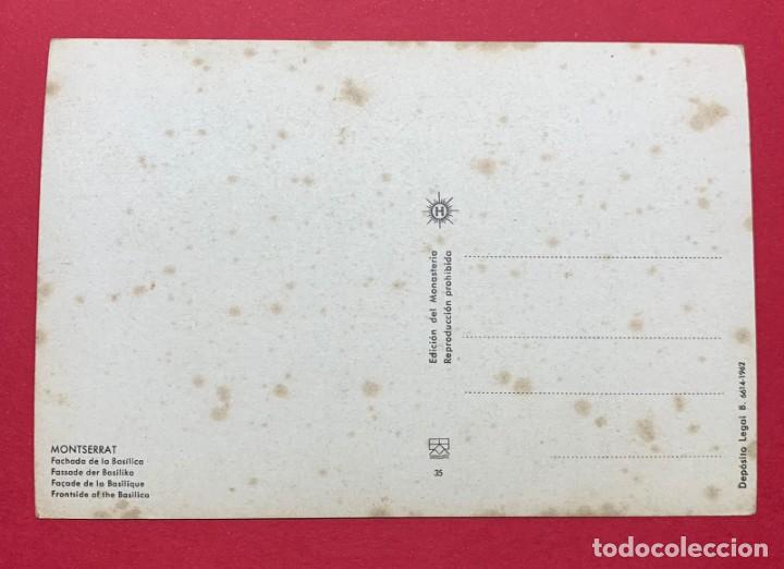 Postales: Dos postales Montserrat 1962 - Foto 6