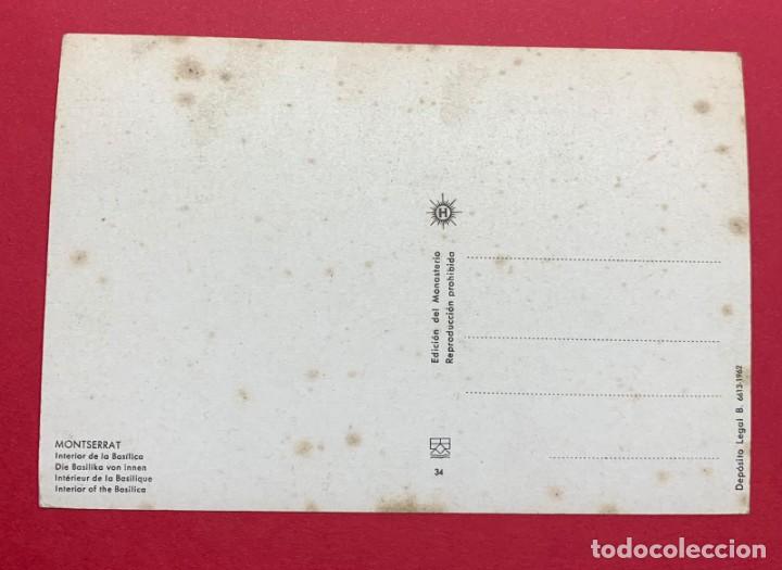 Postales: Dos postales Montserrat 1962 - Foto 7