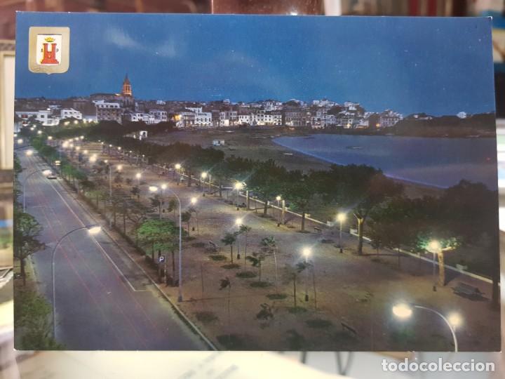 Postkarten: ANTIGUA POSTAL NOCTURNA PALAMOS ESCUDO DE ORO 550
