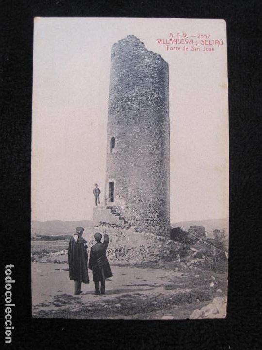 Postcards: VILANOVA I LA GELTRU-TORRE DE SAN JUAN-ATV 2557 A.T.V.-POSTAL ANTIGUA-VER FOTOS-(77.825)