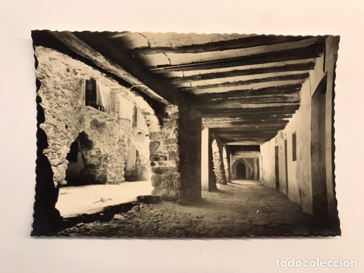Postales: ALTO RIBAGORZANA (Lerida) Postal No.126, PONT DE SUERT. Porches. Edita: Of. de Turismo (h.1960?)