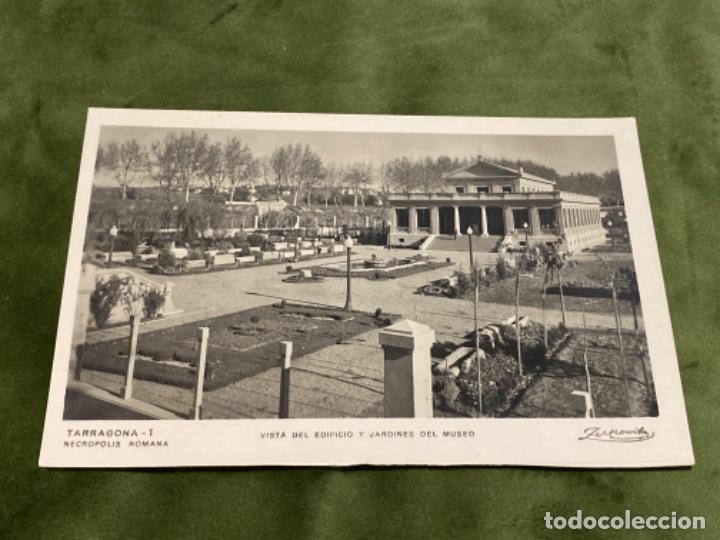 Postales: ANTIGUA POSTAL TARRAGONA VISTA EDIFICIO JARDINES MUSEO - Foto 1