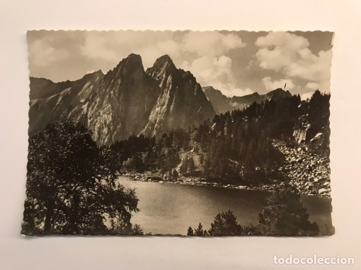 Postales: VALLE DE ESPOT (Lerida) Postal No.38, Encantats Grande y Peque&ntilde;o ..,(h.1950?) S/C