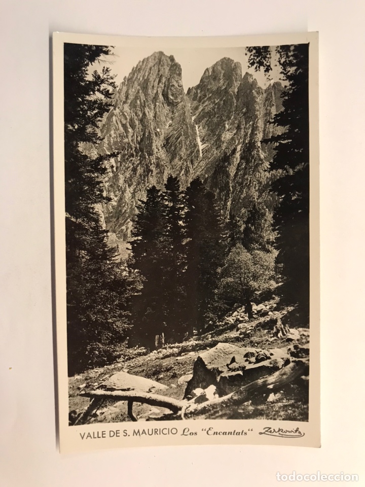 Postales: VALLE DE SAN MAURICIO (Lerida) Postal Los Encantats. Edic., Zerkowitz (h.1950?) S/C