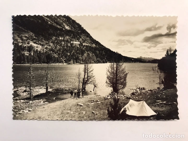 Postales: REGION DE ESPOT - SAN NICOLAU (Lerida) Postal No.60, Lago de San Mauricio, Edic. Sicilia