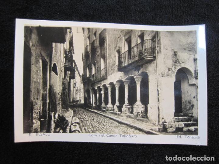 Postais: BESALU-CALLE DEL CONDE TALLAFERRO-ED&middot;TONTANE-5-FOTOGRAFICA-POSTAL ANTIGUA-(77.911)
