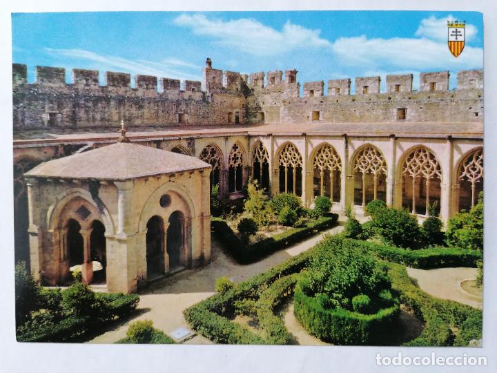 Postales: POSTAL MONASTERIO DE SANTES CREUS, CLAUSTRO GOTICO Y TEMPLETE, A&Ntilde;OS 70