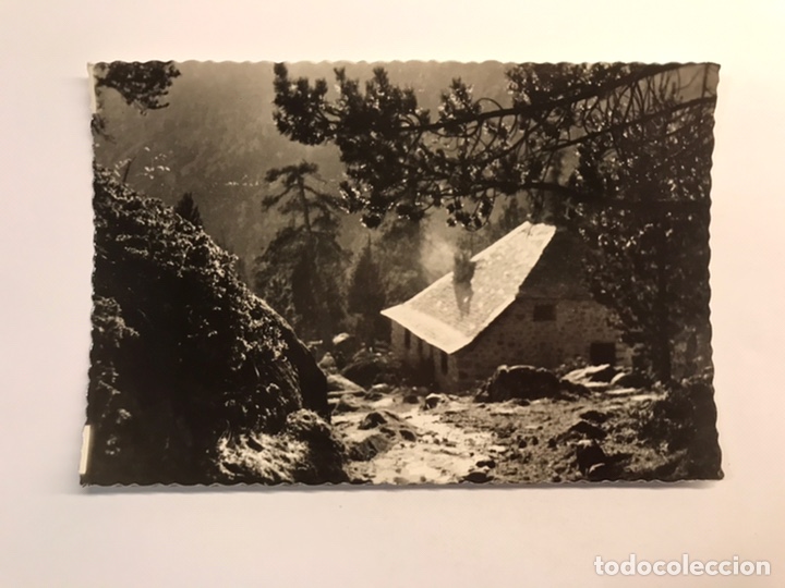 Postales: VALLE DE BOHI (Lerida) Postal No.46, Refugio particular de Estany Llong (h.1950?) S/C