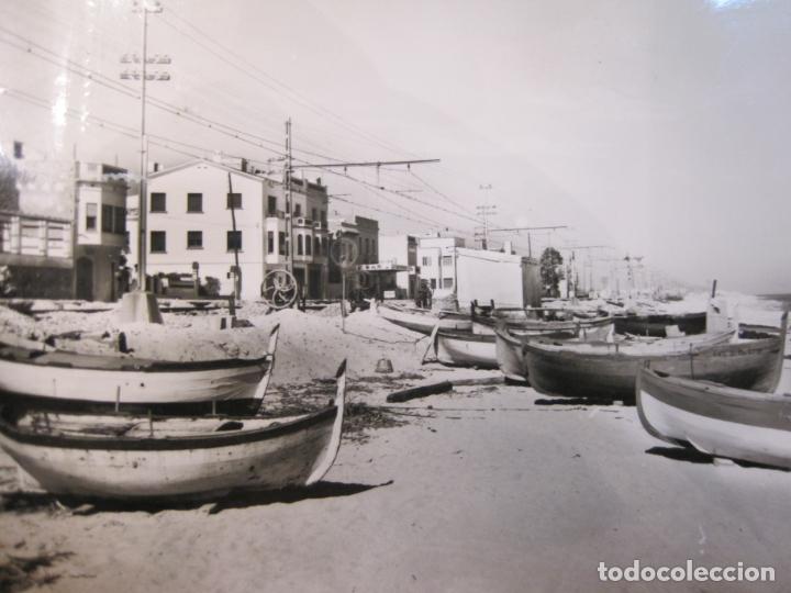 Cartoline: MASNOU-LA PLAYA-COMERCIAL PRAT-8-POSTAL ANTIGUA-(77.939)