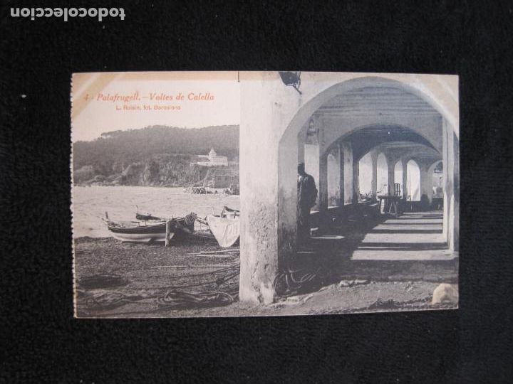 Postales: PALAFRUGELL-VOLTES DE CALELLA-ROISIN-4-POSTAL ANTIGUA-(78.050)