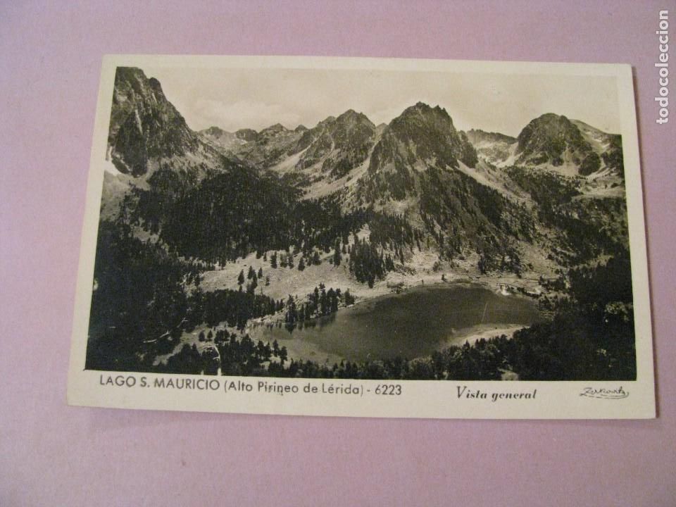 Postales: POSTAL DE LAGO S. MAURICIO (ALTO PIRINEO DE LERIDA). VISTA TOTAL. ZERKOWITZ