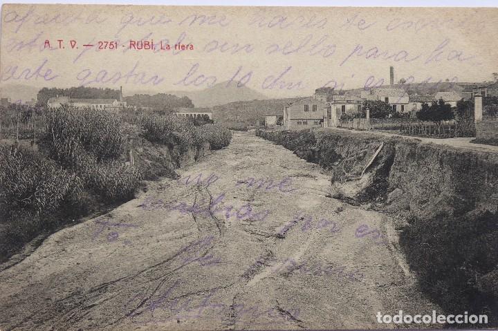 Postales: P-12268. RUB&Iacute;. LA RIERA. POSTAL A.T.V. 2751, CIRCULADA. A&Ntilde;O 1911 - Foto 1