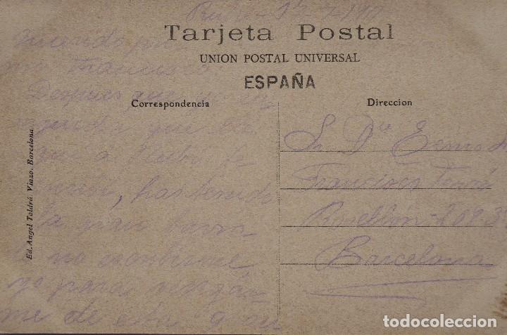 Postales: P-12268. RUB&Iacute;. LA RIERA. POSTAL A.T.V. 2751, CIRCULADA. A&Ntilde;O 1911 - Foto 3