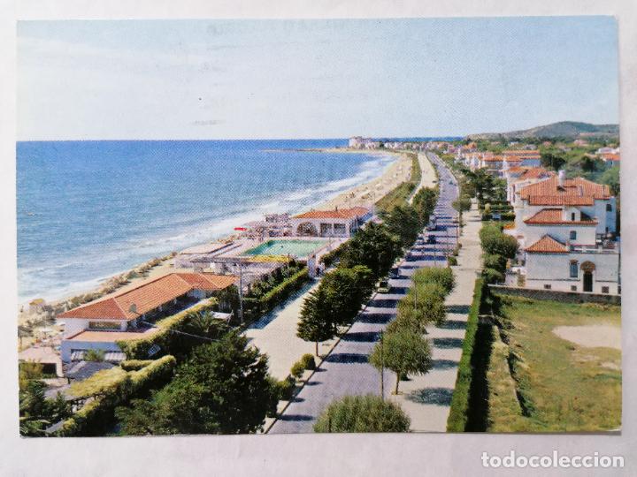 Postales: POSTAL SITGES, CLUB DE MAR Y PASEO MARITIMO - Foto 1