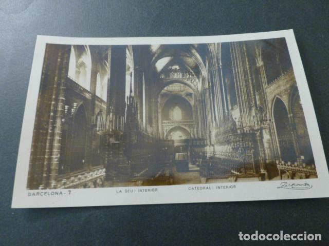 Postales: BARCELONA CATEDRAL INTERIOR - Foto 1