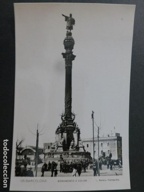 Postales: BARCELONA MONUMENTO A COLON - Foto 1