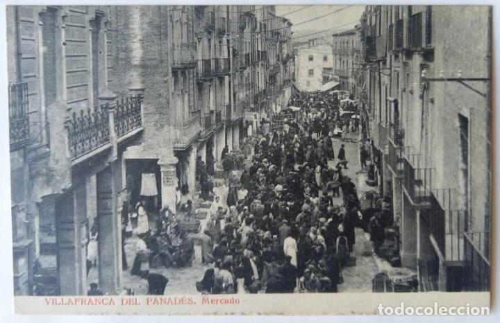 Postales: VILLAFRANCA DEL PANADES MERCADO