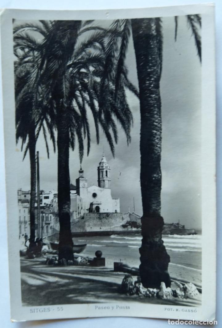 Postales: SITGES PASEO Y PUNTA - Foto 1