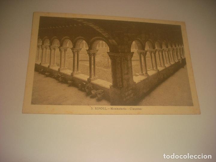 Postales: RIPOLL 5, MONASTERIO CLAUSTRO . ROISIN, SIN CIRCULAR. - Foto 1