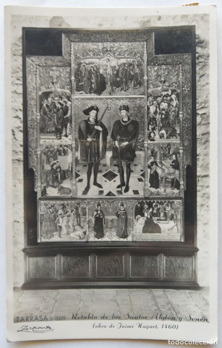 Postales: TARRASA RETABLO DE LOS SANTOS