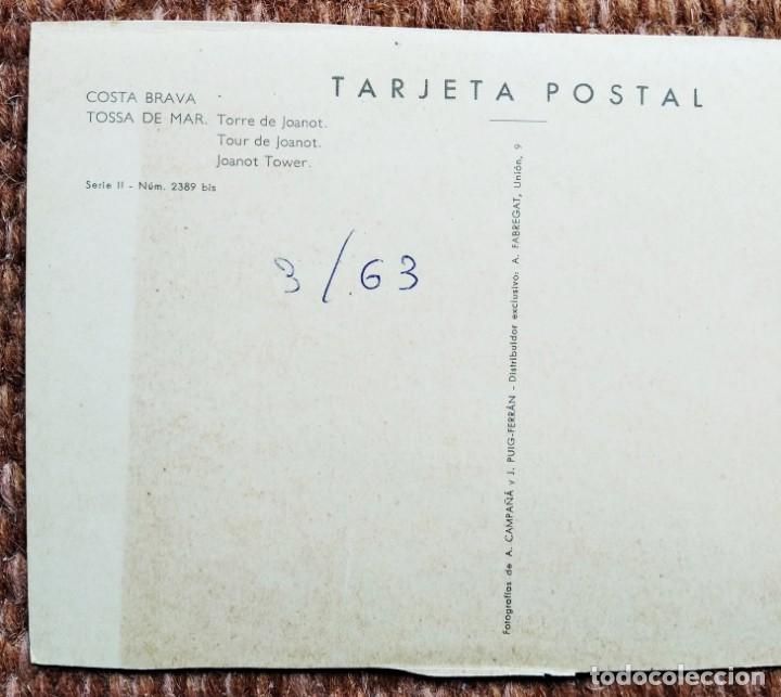 Postales: TOSSA DE MAR - GERONA - Foto 2