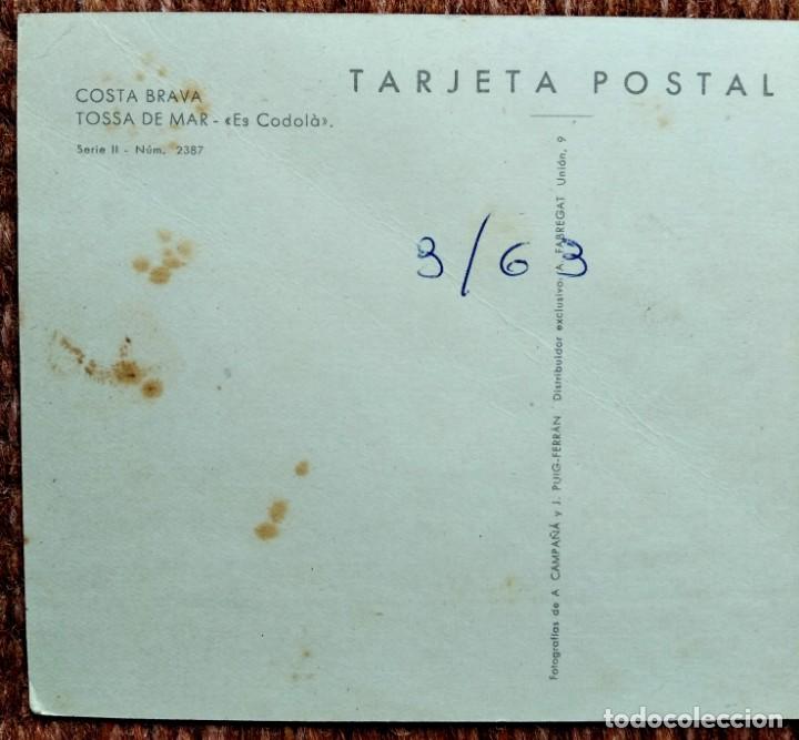 Postales: TOSSA DE MAR - GERONA - Foto 2