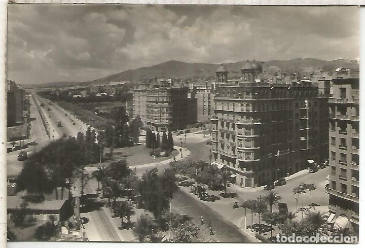 Postales: BARCELONA AVENIDA GENERALISIMO ESCRITA - Foto 1