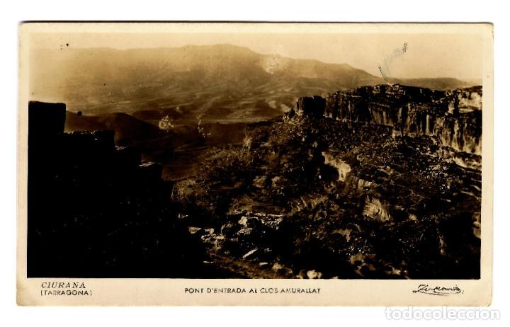 Postais: Ciurana - Siurana - Pont d'entrada al clos amurallat - Zerkowitz - 141x90 - Circulada