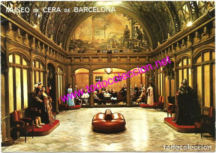 Postales: MUSEO DE CERA DE BARCELONA - PATIO DE CRISTAL (POSTAL DE 1970 APROX) - SIN CIRCULAR