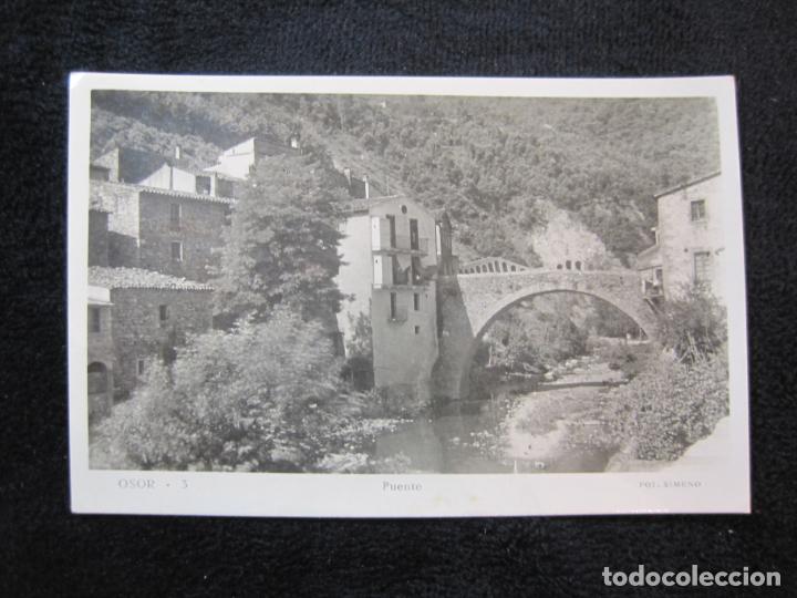 Postales: OSOR-PUENTE-FOTOGRAFICA XIMENO-3-POSTAL ANTIGUA-(78.821)