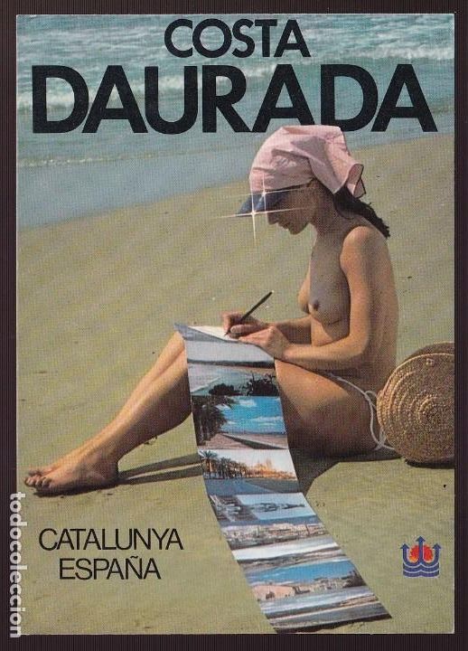 Postales: *Costa Daurada* Texto en catal&aacute;n. Dep. Legal B. 10133-XXI. Nueva.