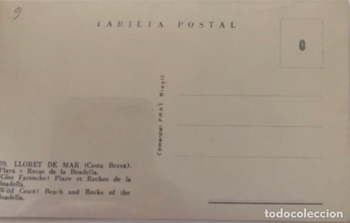 Postales: Postal Lloret de Mar. Gerona - Foto 2