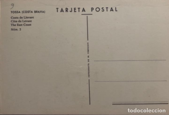 Postales: Postal de Tossa de Mar. Gerona - Foto 2