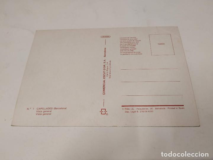 Postales: ANOIA - POSTAL CAPELLADES - VISTA GENERAL - Foto 2