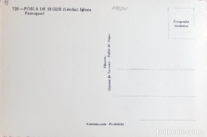 Postales: Postal de Pobla de Segur. L&eacute;rida - Foto 2