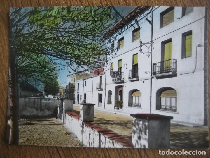 Postales: Llinars del Valles. N&ordm; 13 Calle Calvo Sotelo. Exc. Nogueras. Fonda Domenech. Sin circular.